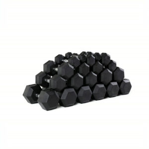 Rubber Hex Dumbbells
